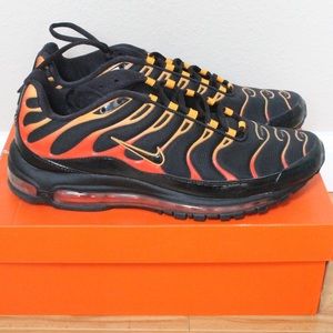 Nike Men’s Air Max Plus 97 - Black/Orang (Size 11)